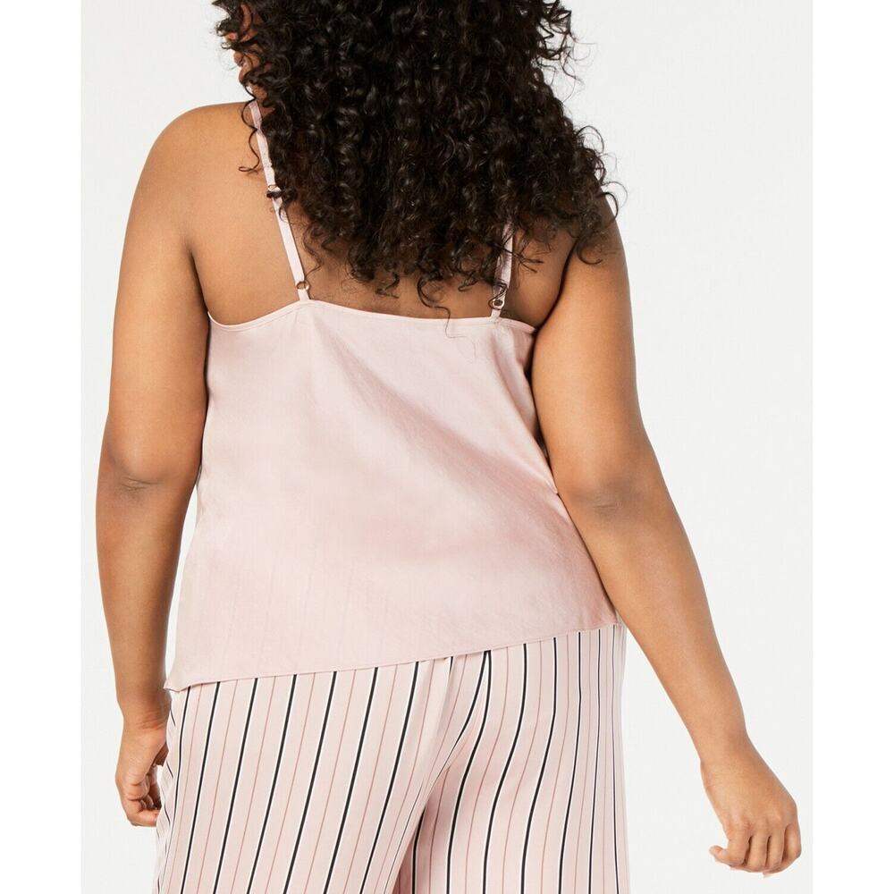 INC Plus Size Mauve Purple Cami Scalloped Neckline Camisole Pajama Top - Picture 2 of 2